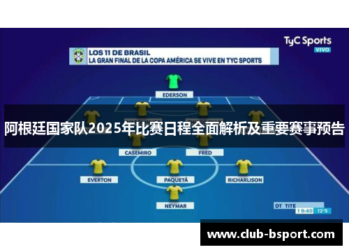 阿根廷国家队2025年比赛日程全面解析及重要赛事预告